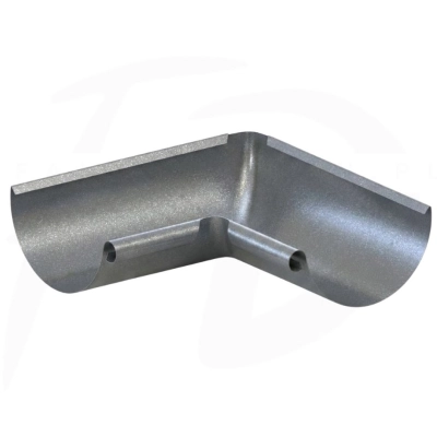 Narożnik wewnętrzny kąt dowolny 80-179° stalowy ⌀ 150 firmy KROP kolor antracyt metaliczny